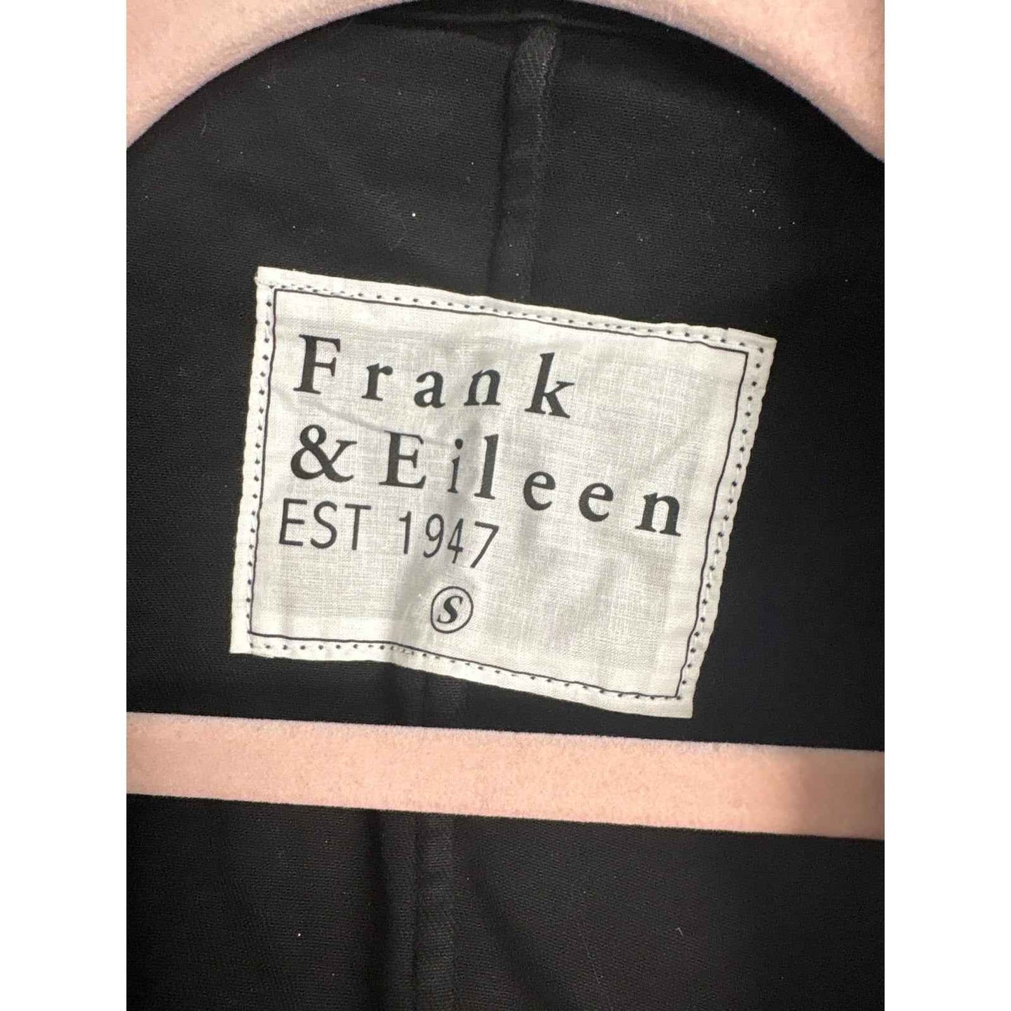 Frank & Eileen Black Shimmer Blazer Sz S