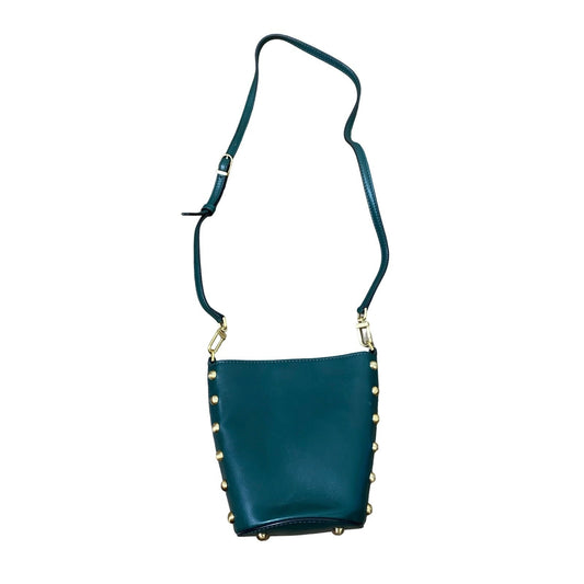 Flynn Dark Green Studded Handbag