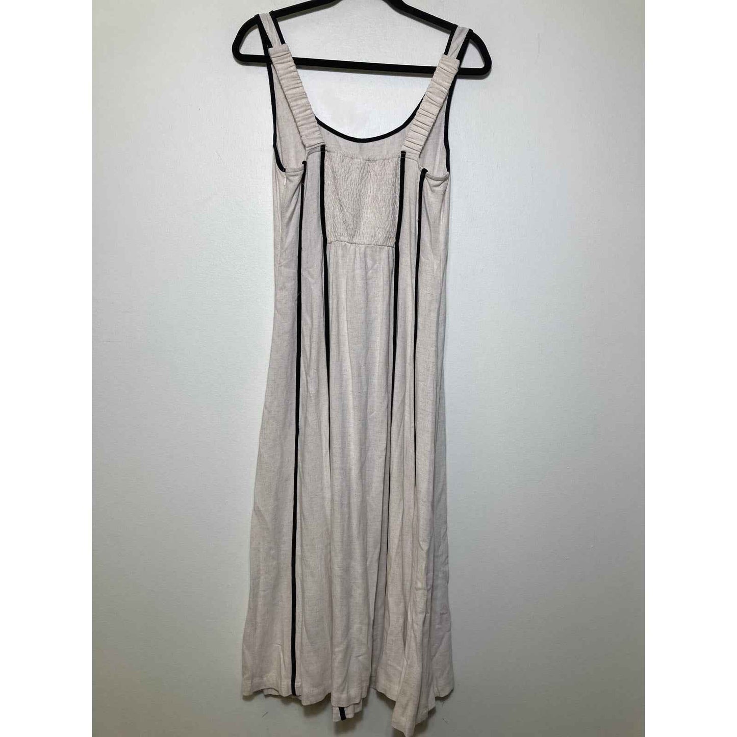 Illa Illa Cream and Black Seam Dress Sz S