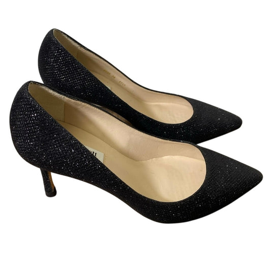 L.K. Bennett Black Shimmery Pumps Sz 36 (5.5)