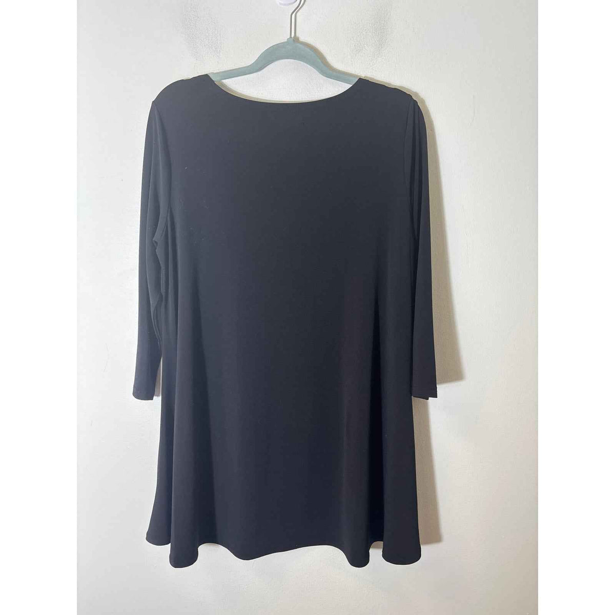 Alfani Black Swing Long Sleeve Top Sz M