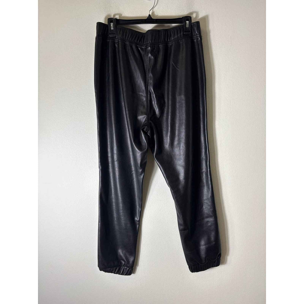 BB Dakota Faux Leather Pull On Joggers Sz L