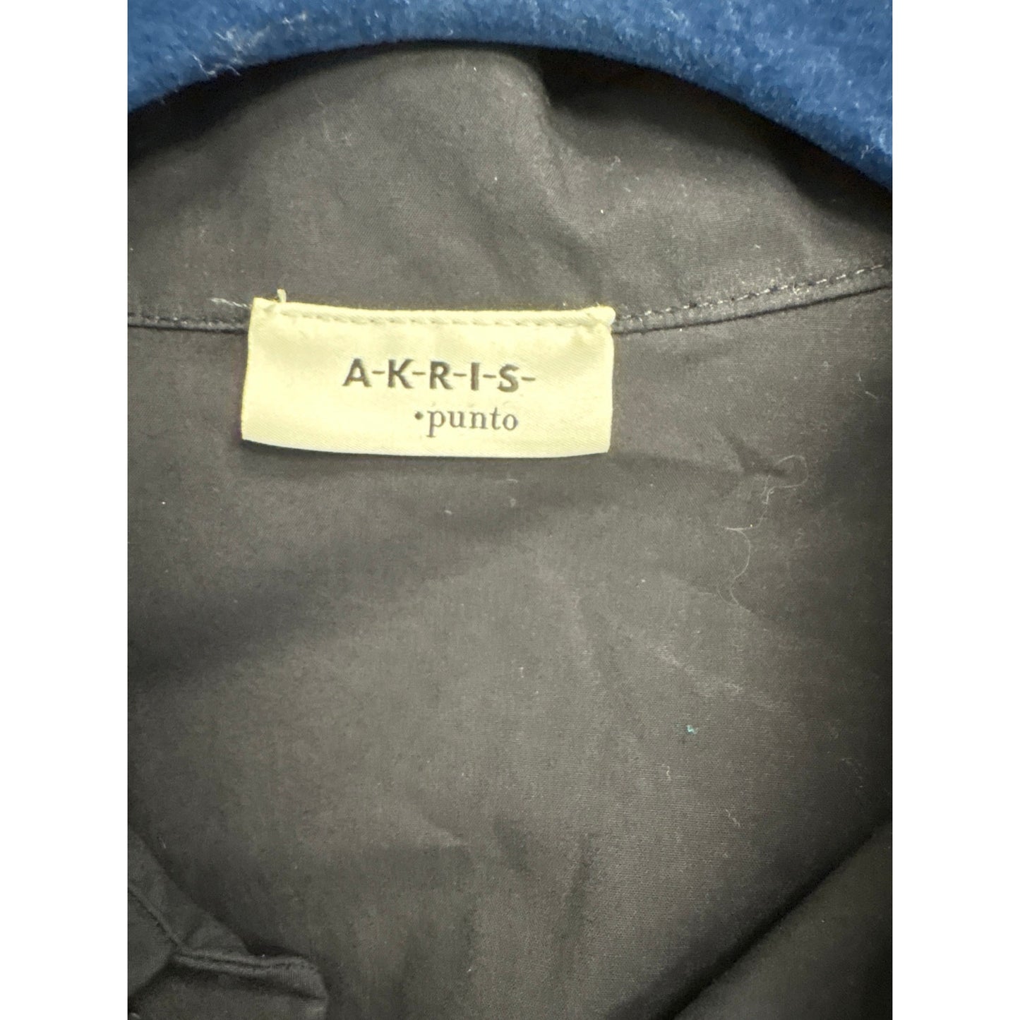 Akris Punto Black Cotton Pull On Wide Leg Cut Out Pants And Top Set Sz 8