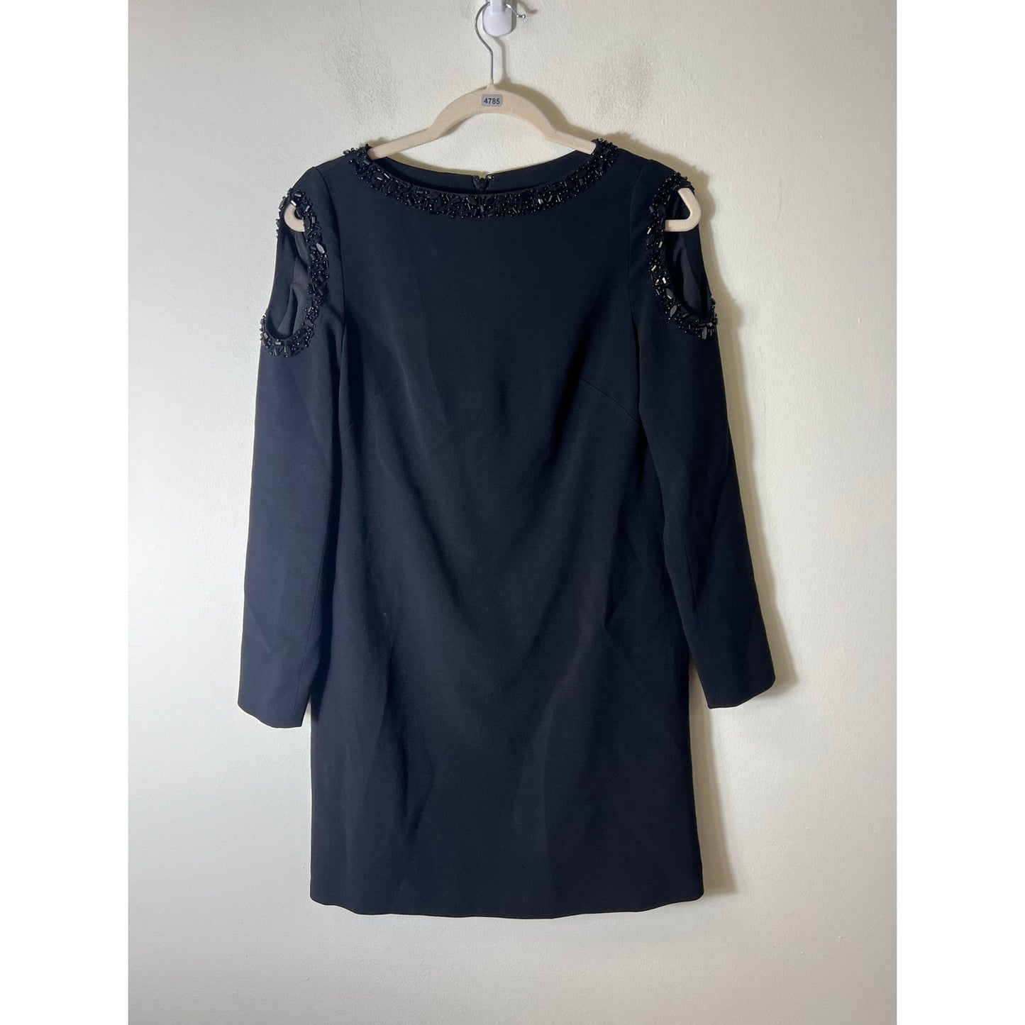 Worth Black Long Sleeve Mini Dress Sz 2