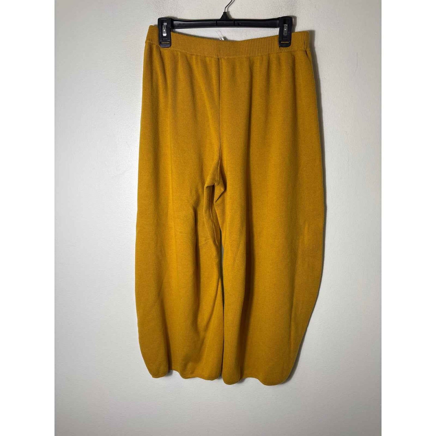 Daily Practice Mustard Yellow Sweater Athleisure Set Sz XL Top, L Bottom