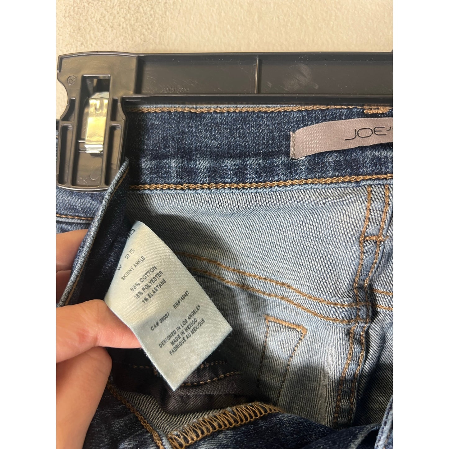 Joe's Jeans Skinny Ankle Blue Jeans Sz 25