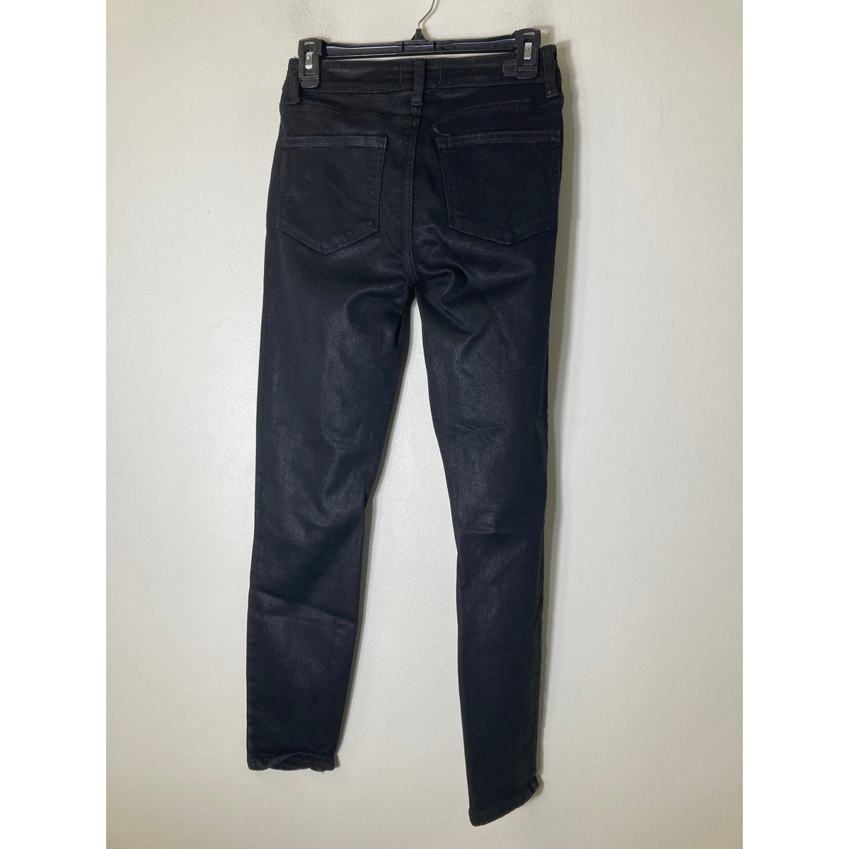 Paige Hoxton Ankle Black Shimmer Denim Sz 26