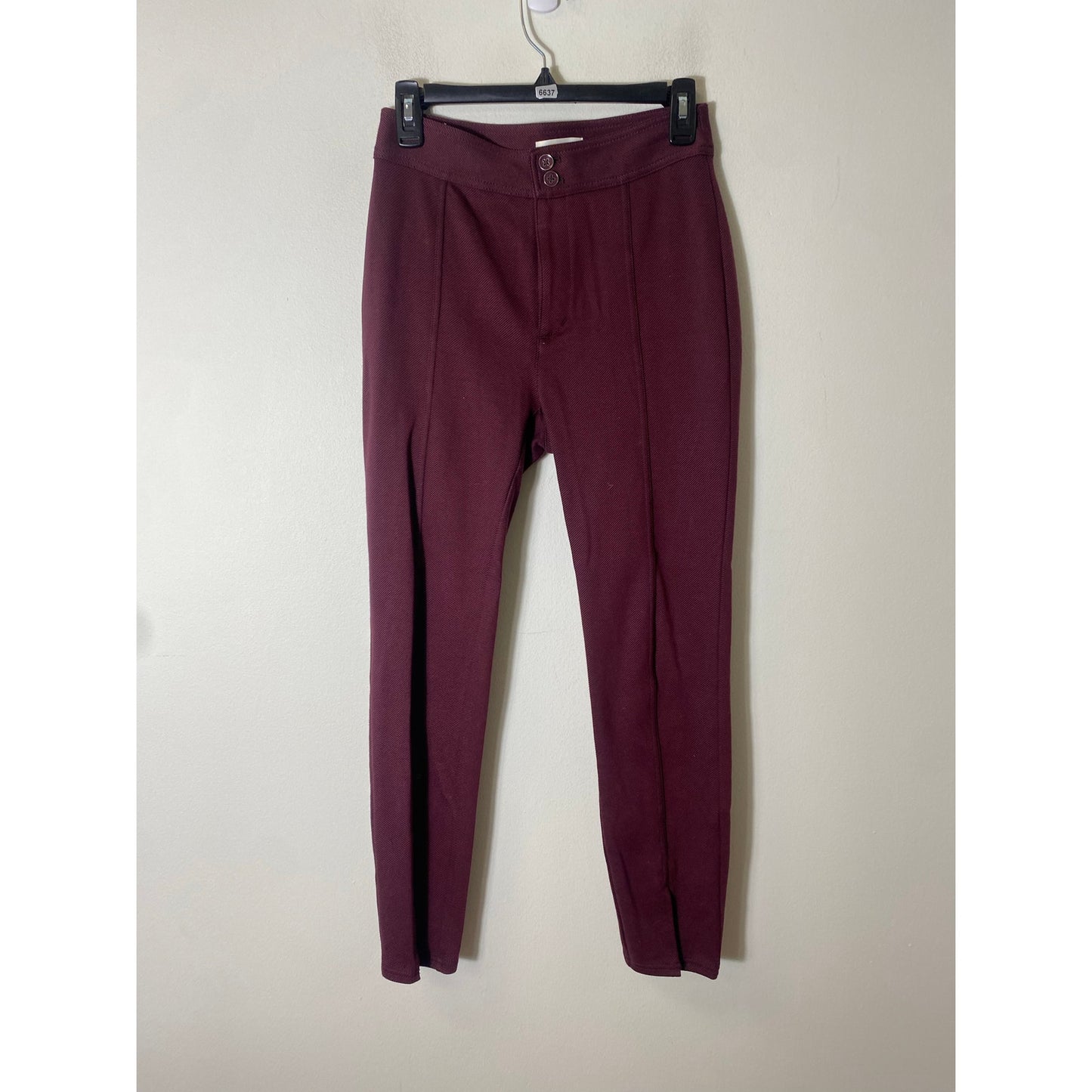 Maeve Ox Blood Fitted Pants sz 4