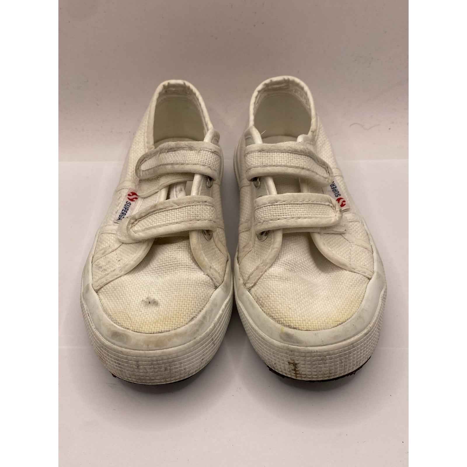Girls Superga White Tennis Shoes Sz 29