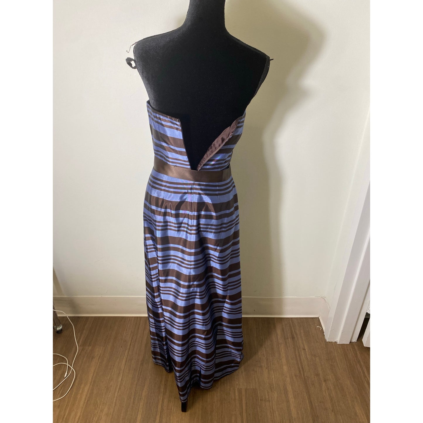 Kathlin Argiro Brown and Blue Ball Gown Sz 4