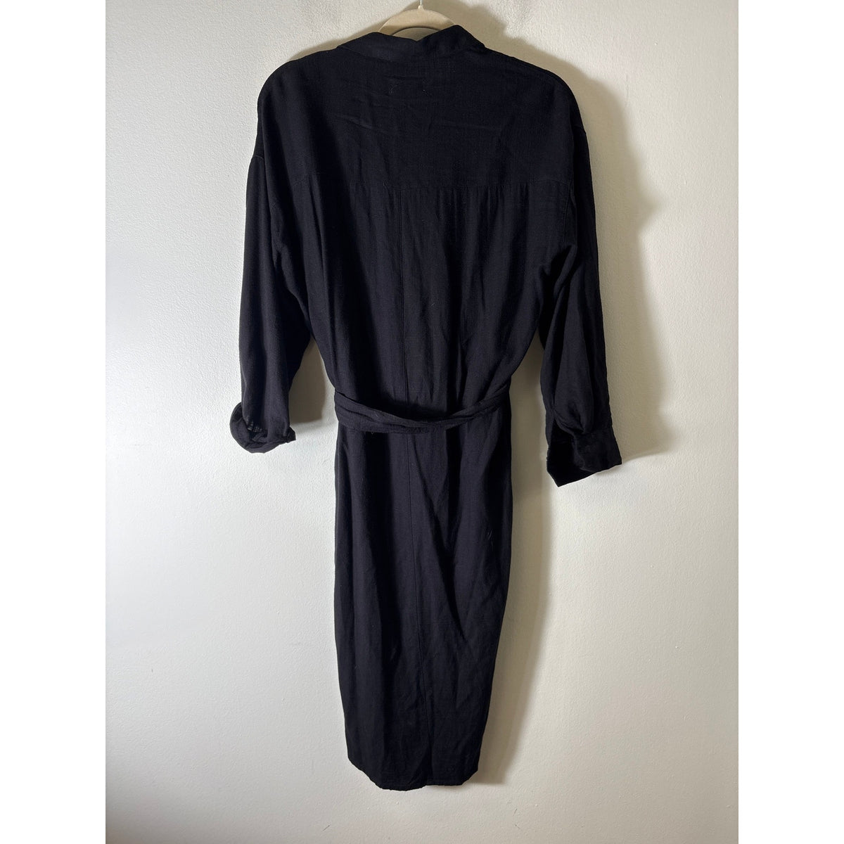 L Space Black Long Sleeve Shirt Dress Sz XS/S