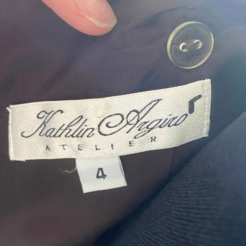 Kathlin Argiro Brown and Blue Ball Gown Sz 4