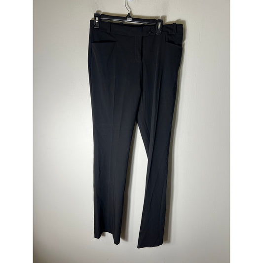 Bebe Black Straight Leg Dress Pant Sz 8