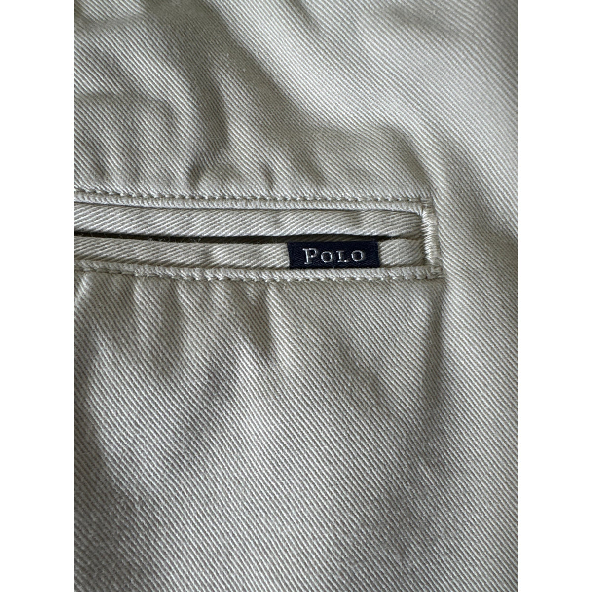 Mens Polo Ralph Lauren Stone Khaki Pants Sz 35x32