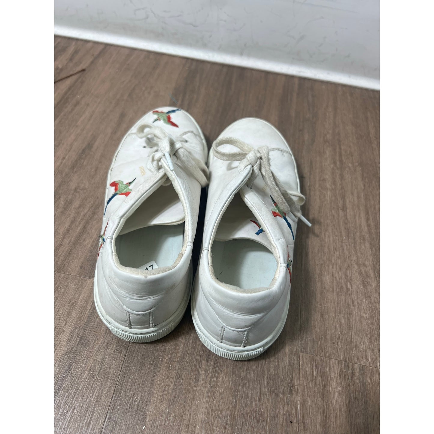 Axel Arigato White Leather Bird Shoes Sz 34 (4/4.5)