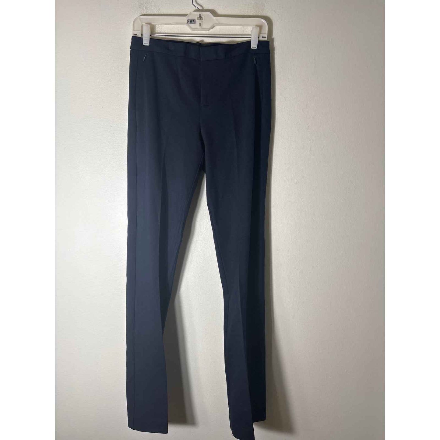 Kobi Halpern Black Professional Straight Leg Ankle Pants 35" Inseam Sz 6
