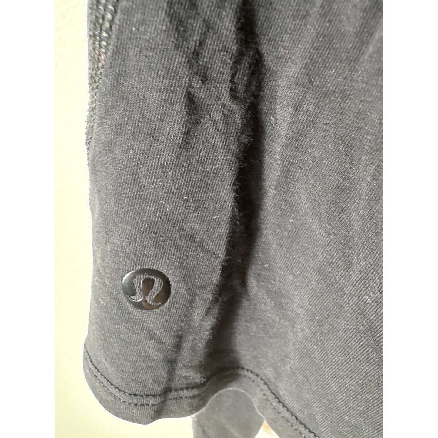 Lululemon Black Long Sleeve Boat Neck Athletic Top Sz 8