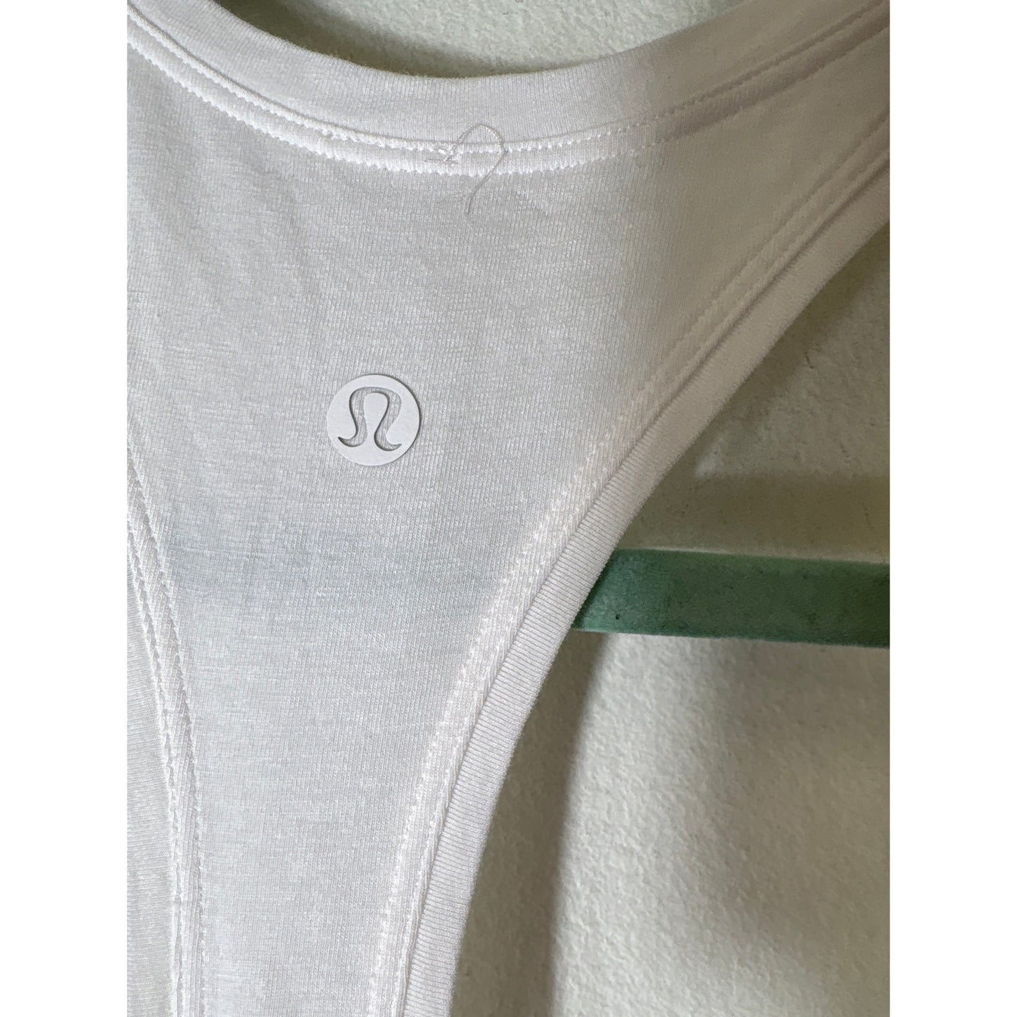 Lululemon White Racerback Sleeveless Tank Sz 8