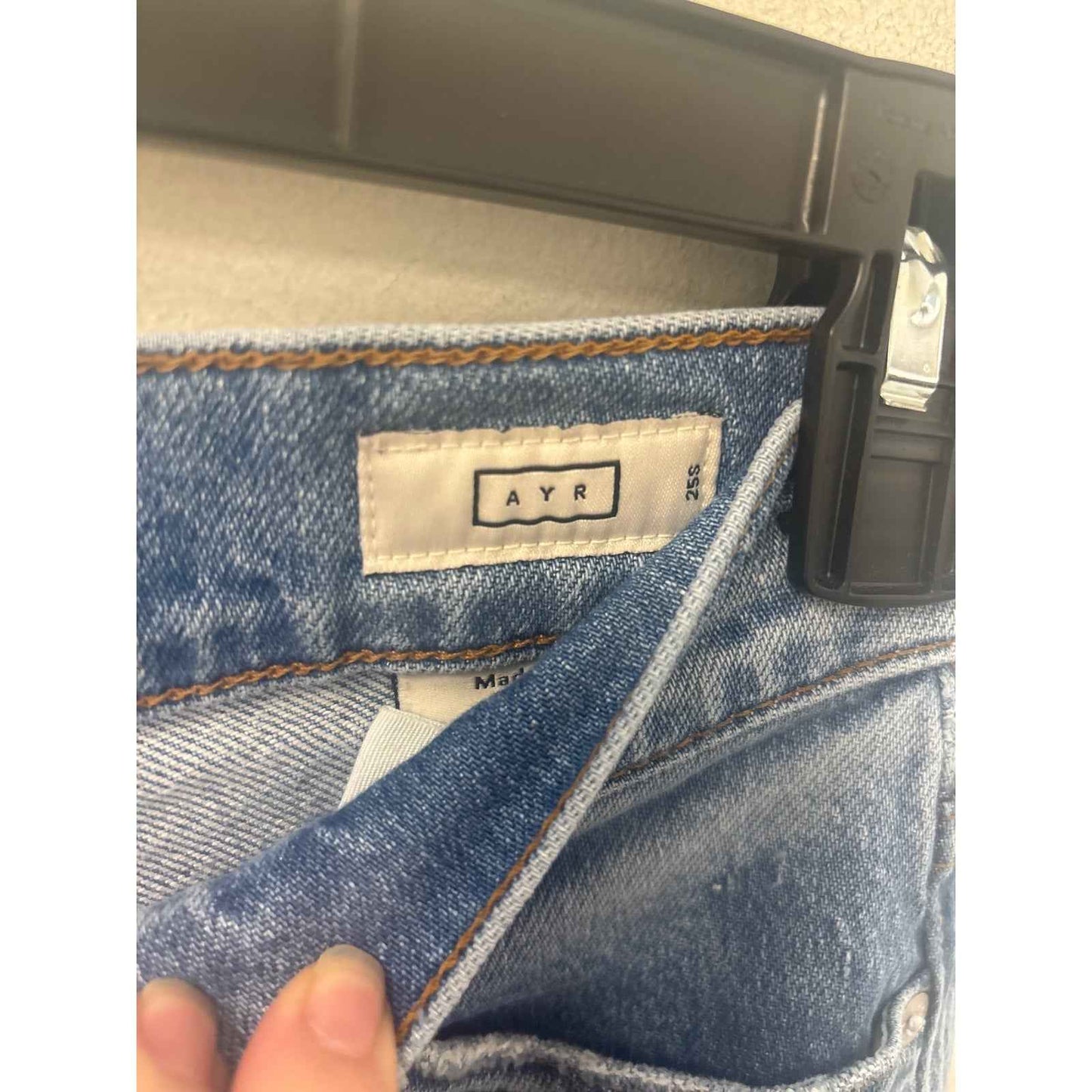 AYR Faded Straight Leg Blue Jeans Sz 25