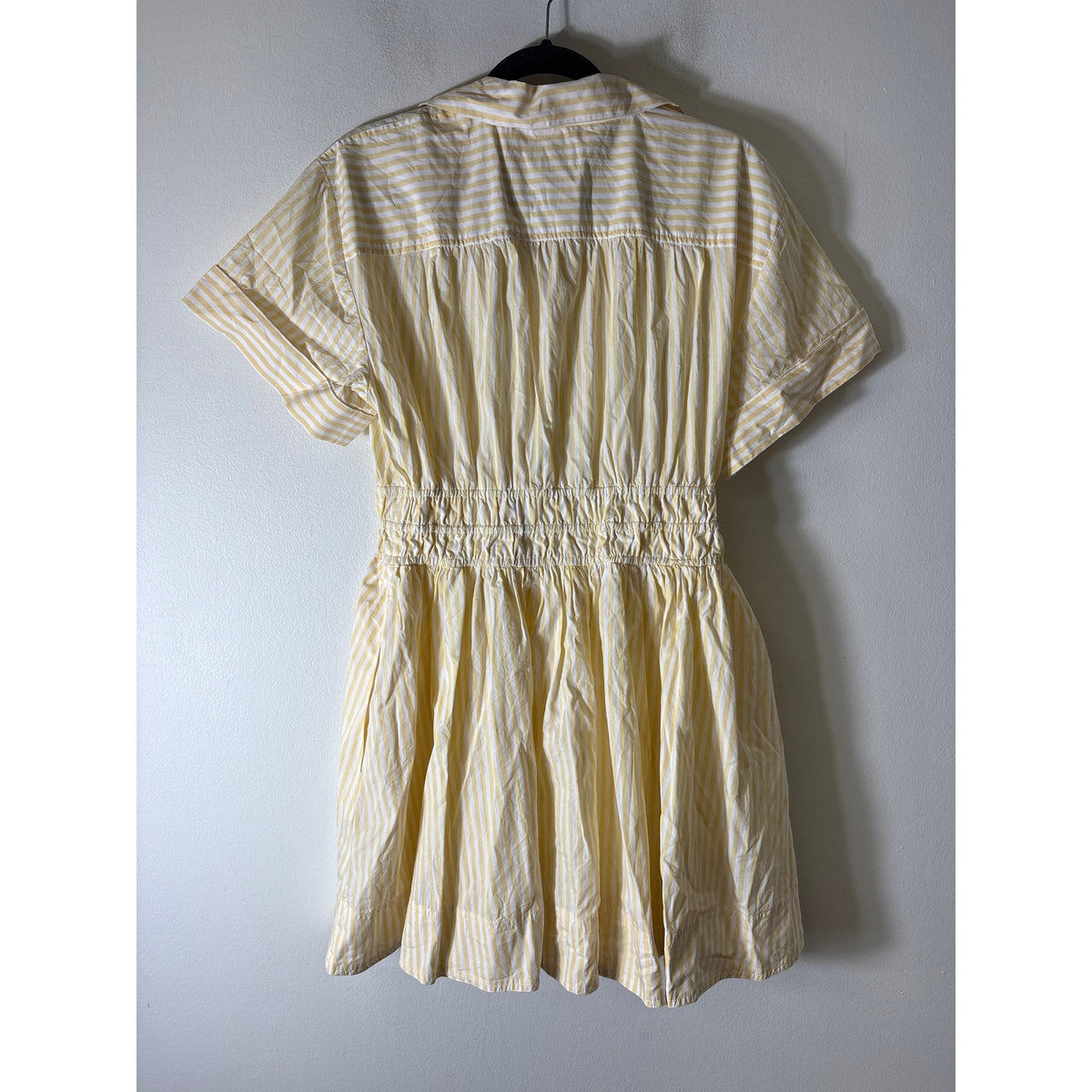 J. Crew Yellow Stripe Cotton Summer Dress Sz 10