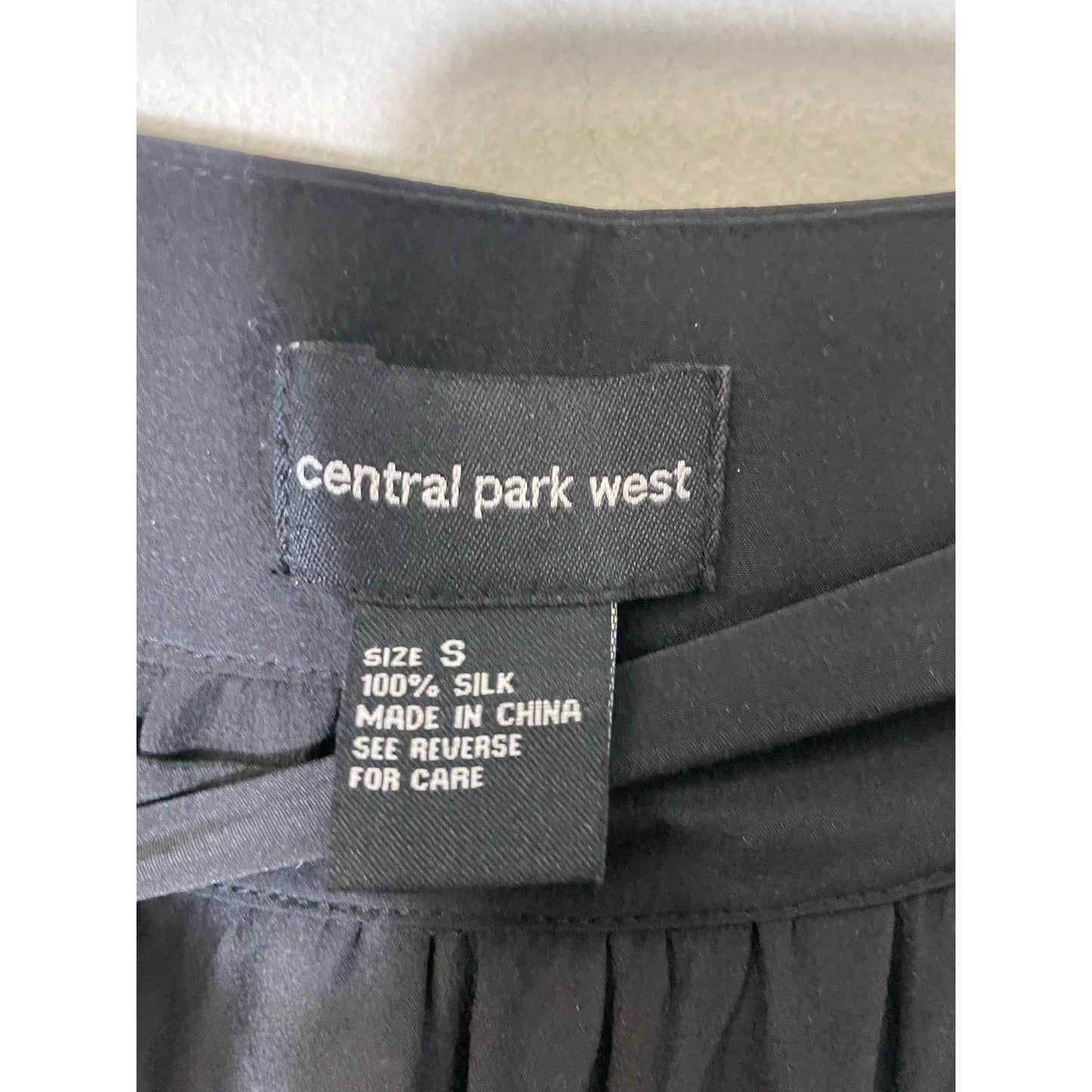 Central Park West Black Skirt Sz S