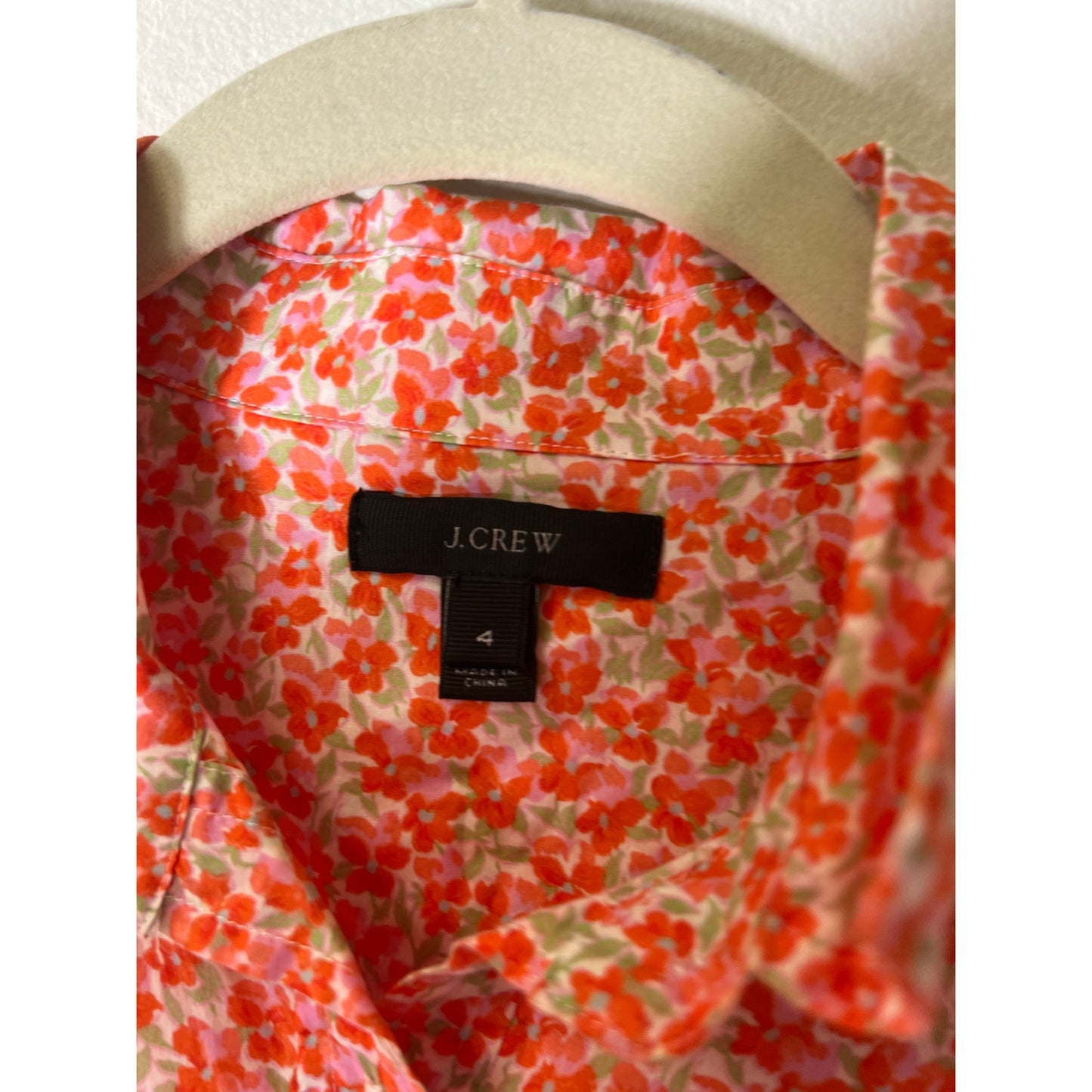 Bundle of 2 J. Crew and Talbots Long Sleeve Cotton Button Up Shirts Sz S