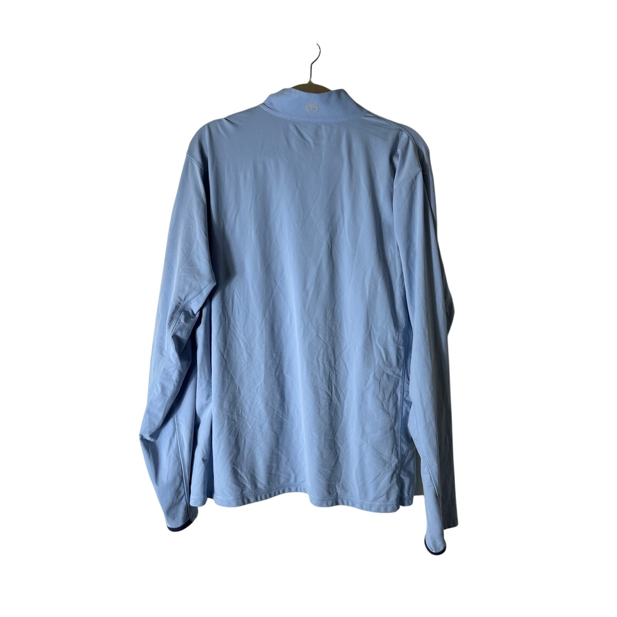 Men's Greyson Light Blue Long Sleeve Quarter Zip Pullover Sz L