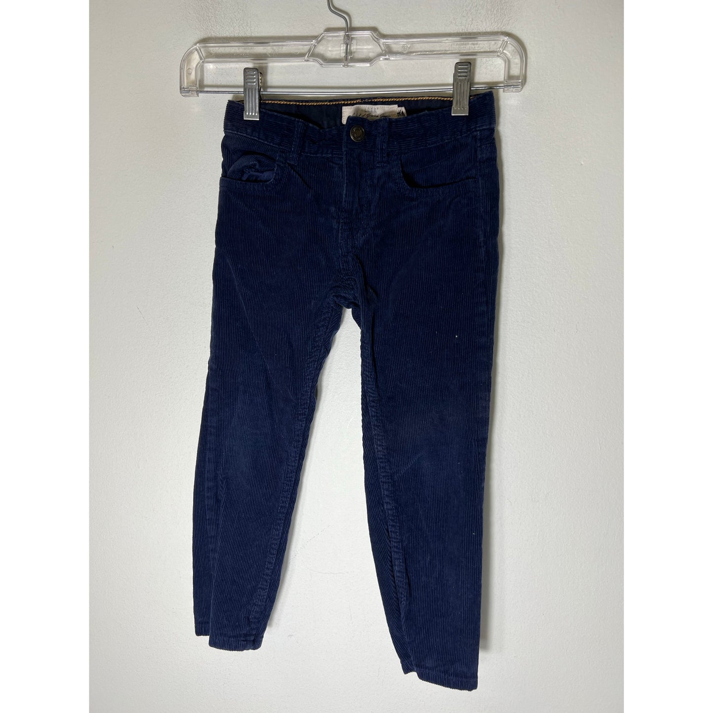 Boy's Bundle of 2 Navy L.O.G.G. Corduroy Pants Sz 3/4