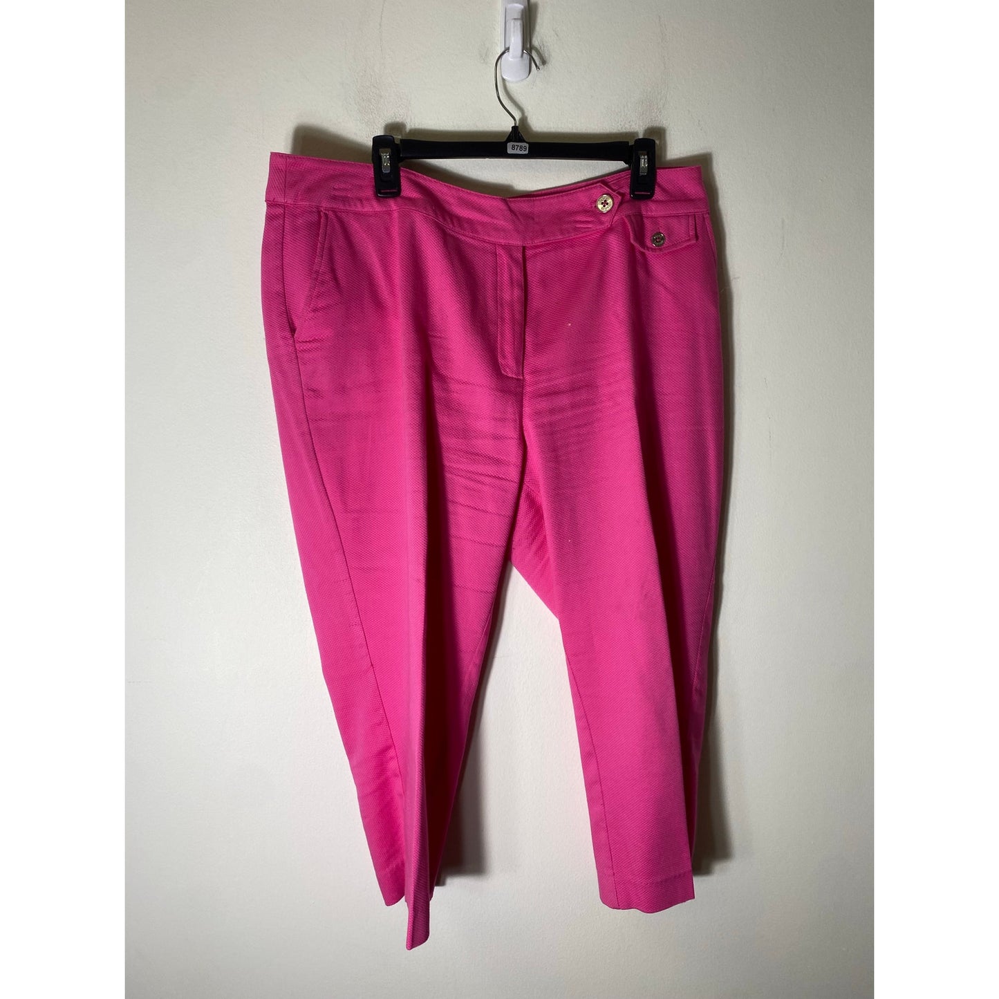 Island Republic Hot Pink Pique Pants Sz 16