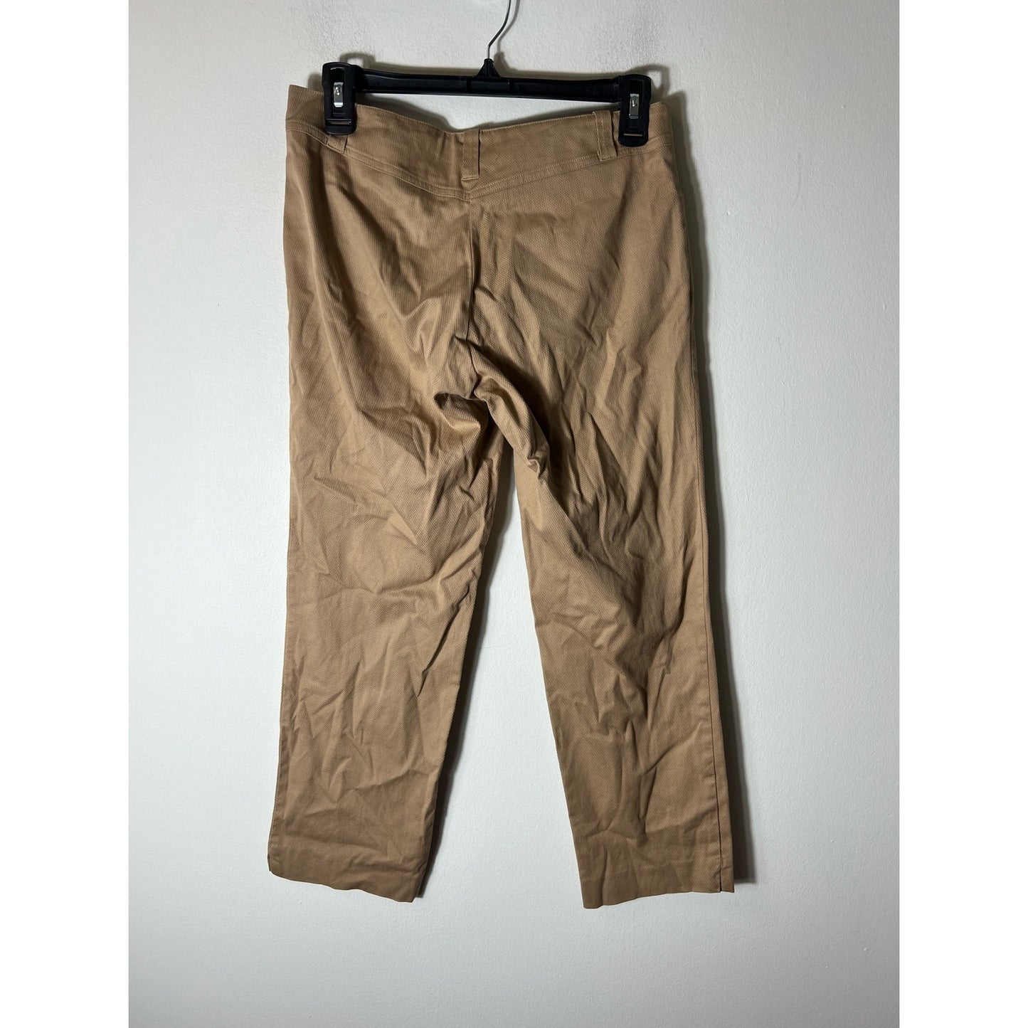 Womens Trina Turk Khaki Wide-Leg Tailor Pants Sz 2