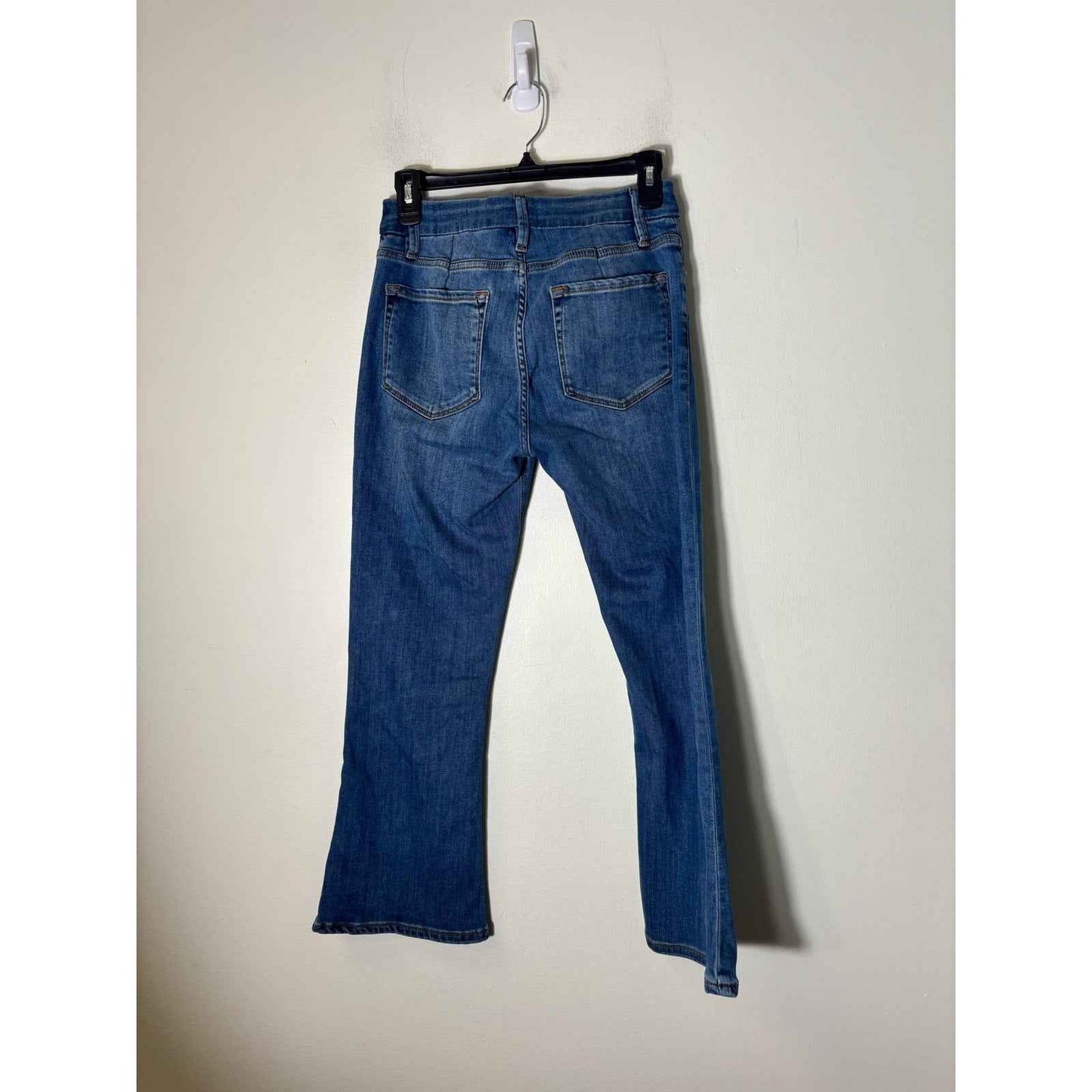 Frame Denim Le Crop Mini Boot Blue Jeans Sz 28