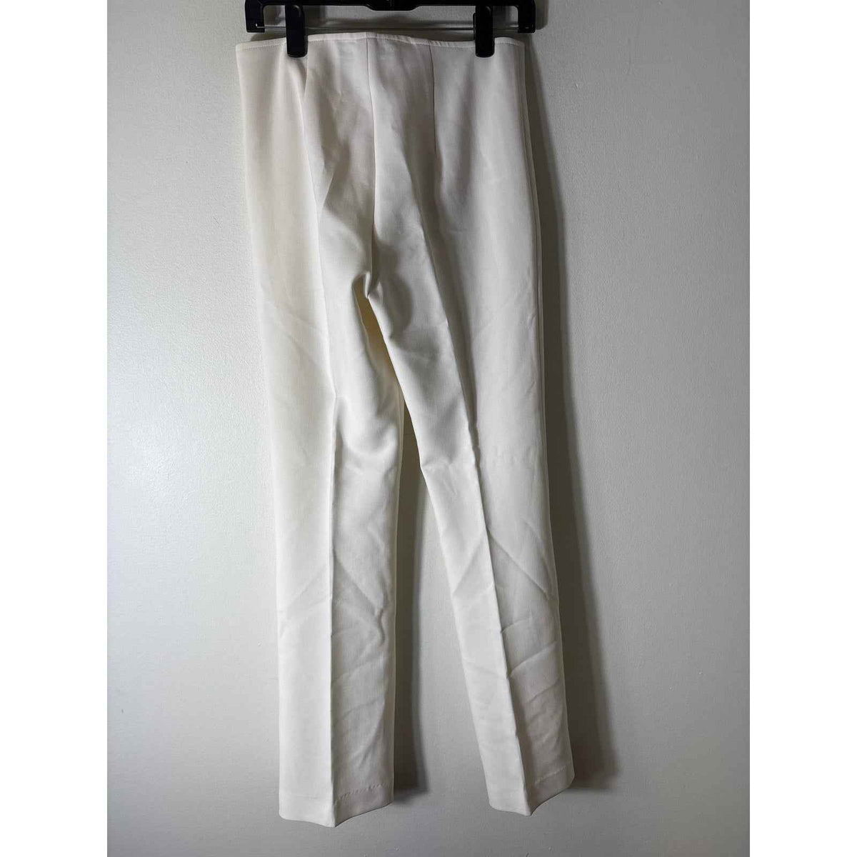 Trina Turk Off White Flat Front Wide Leg Dress Pants Sz 2
