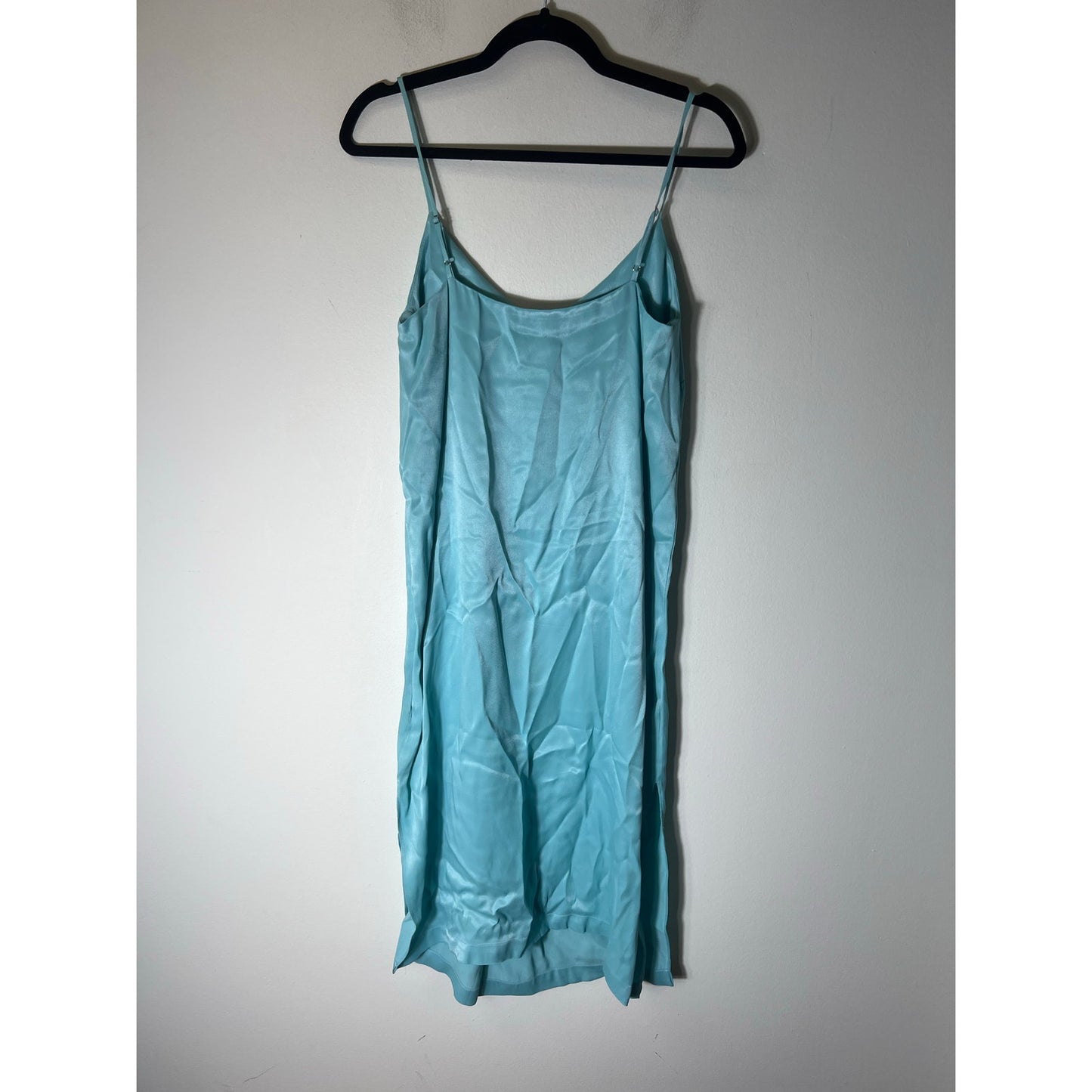 Fab'rik Light Blue Spaghetti Strap Slip Dress Sz S