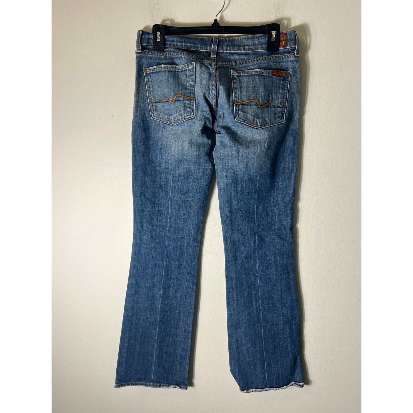 7 for All Mankind Bootcut Blue Jeans Sz 28
