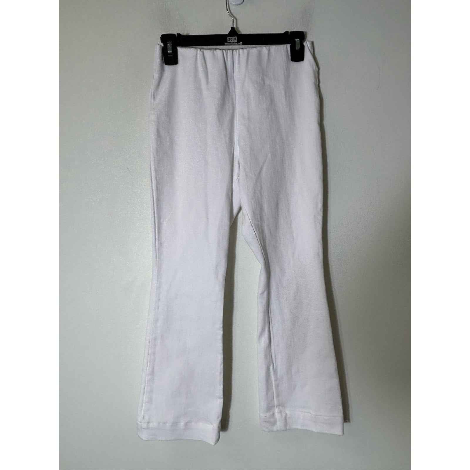 Ann Mashburn White Pull On Straight Leg Pants Sz XS
