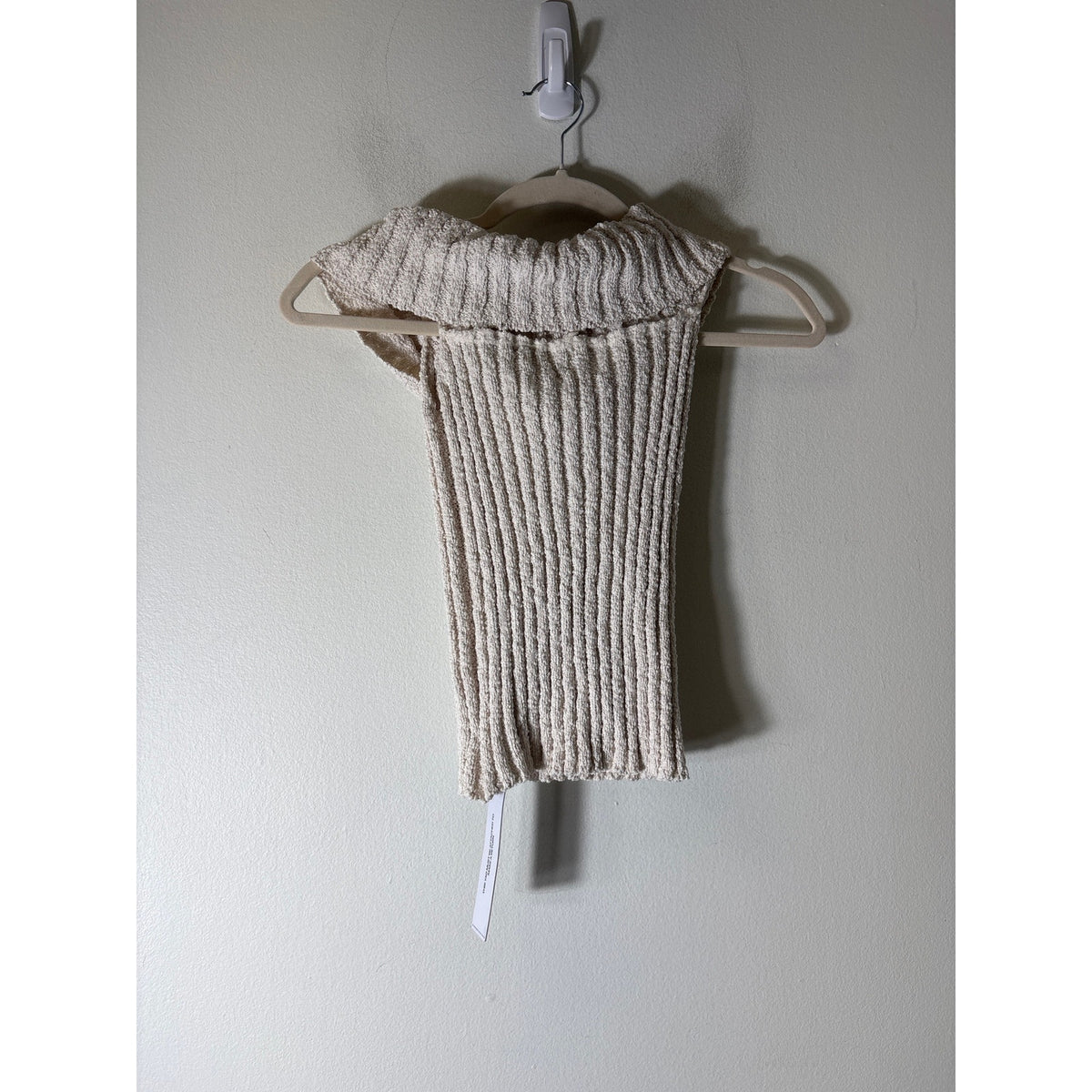 NWT Princess Polly Cream Folover Off The Shoulder Top Sz XS