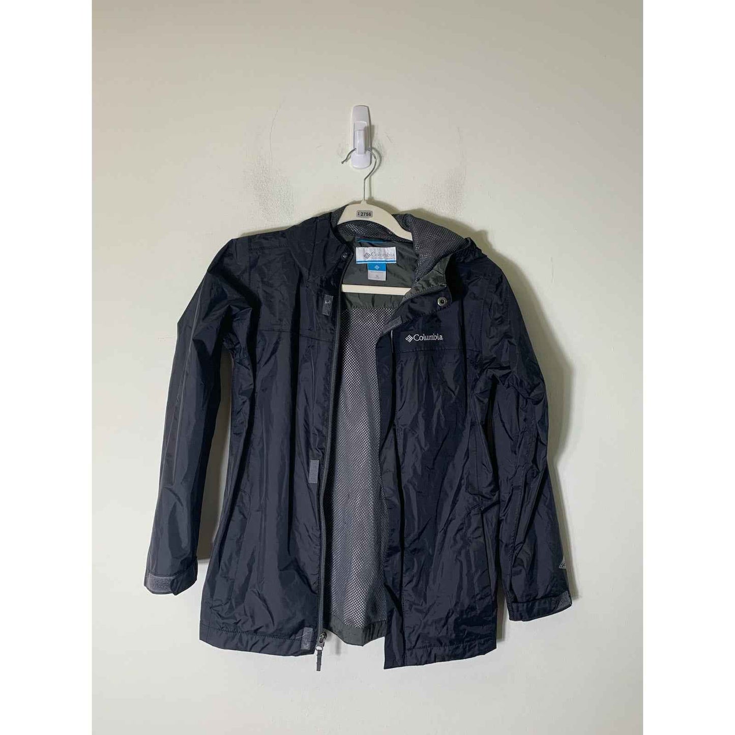 Boys Patagonia Black Quilted Long Sleeve Zip Up Coat Sz 14/L