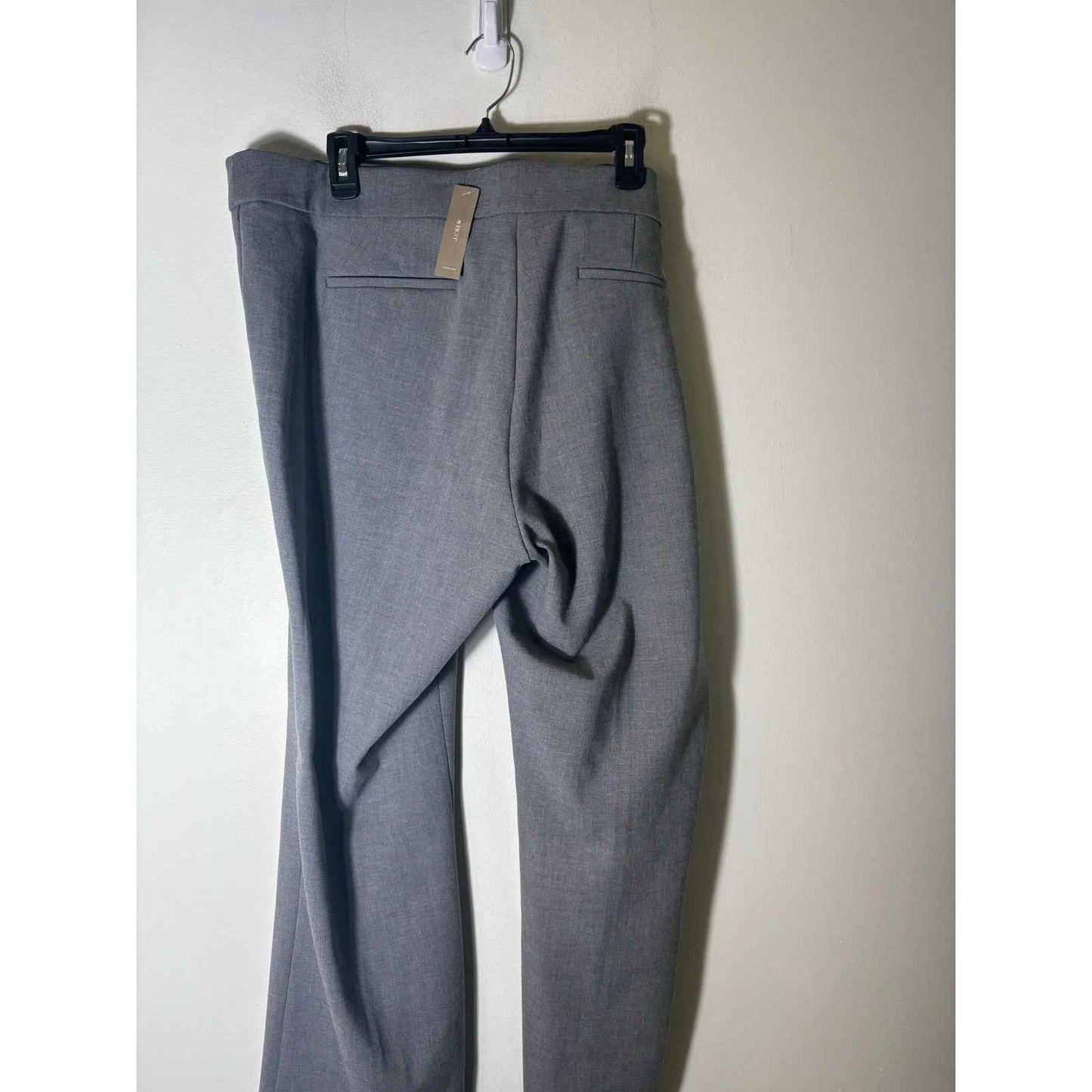 NWT Etcetera Light Gray Straight Leg Ankle Dress Pants Sz 14