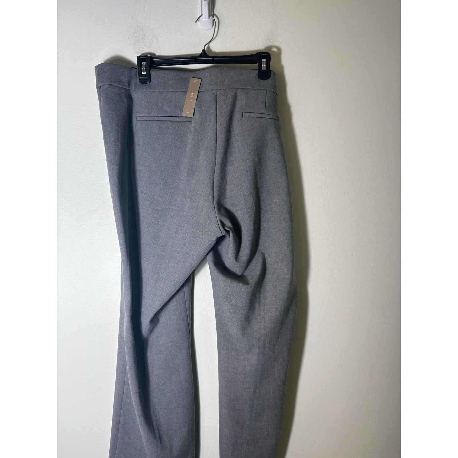 NWT Etcetera Light Gray Straight Leg Ankle Dress Pants Sz 14