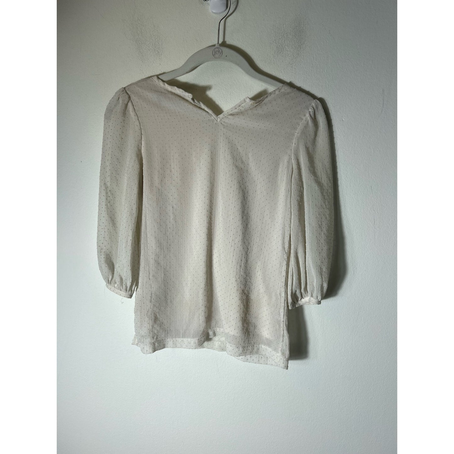 Girls Guess Jeans Brand off white blouse size 10
