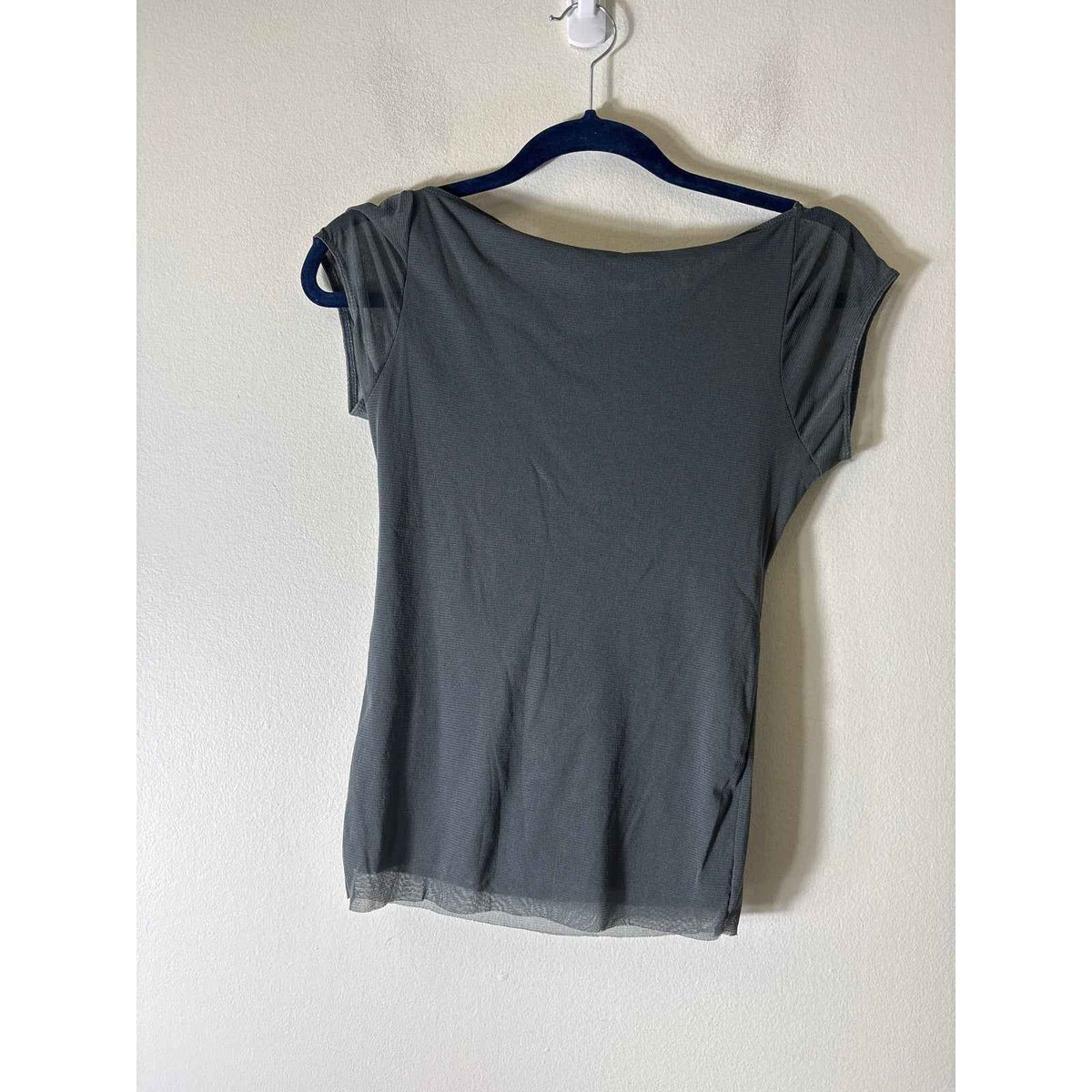 Weston Wear Gray Mesh Sweetheart Shirt Sz L