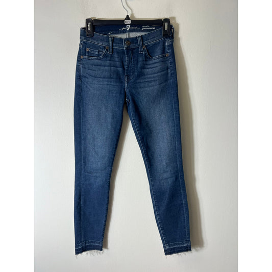7 For All Mankind "Ankle Guenevere" Sz 25