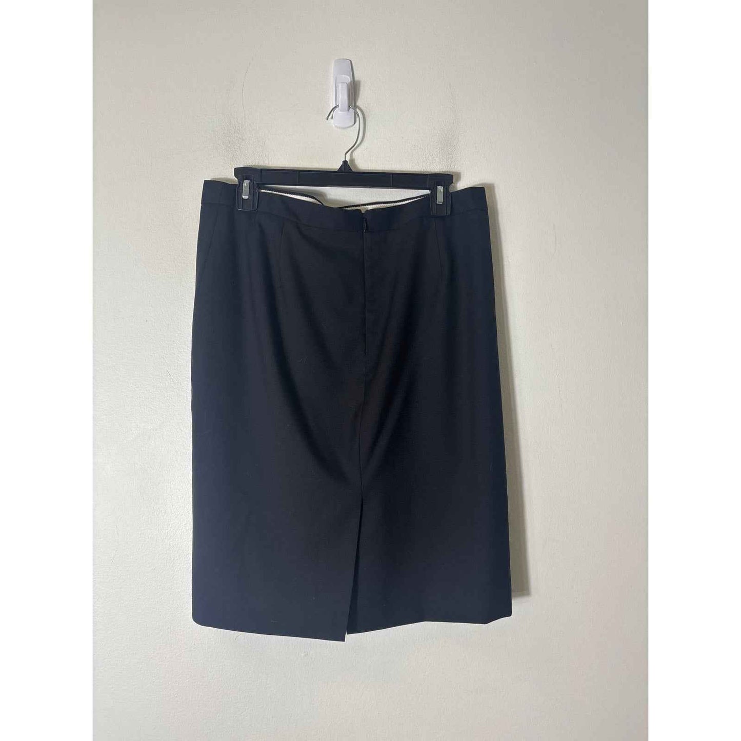 J. Crew Black No. 2 Pencil Knee Length Skirt Sz 10