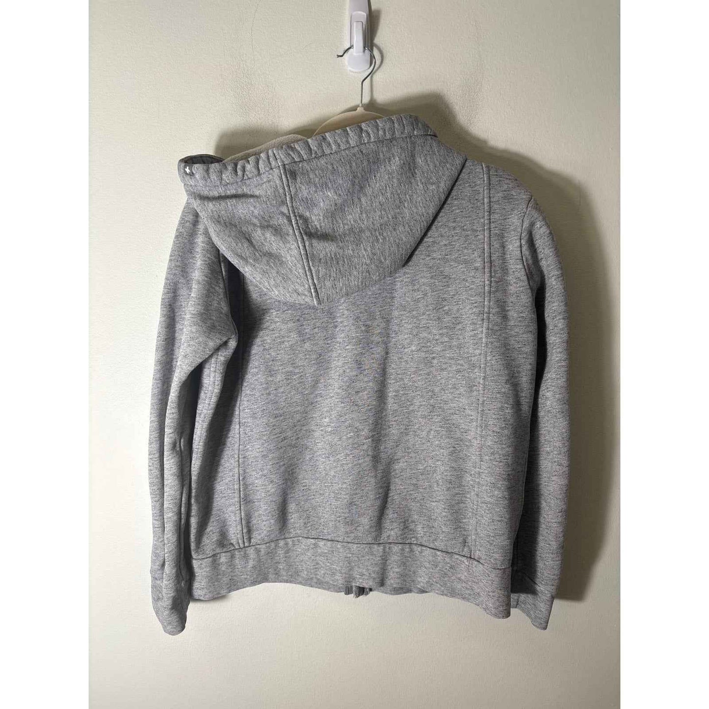 FIGS Gray Long Sleeve Zip Up Hooded Jacket Sz M