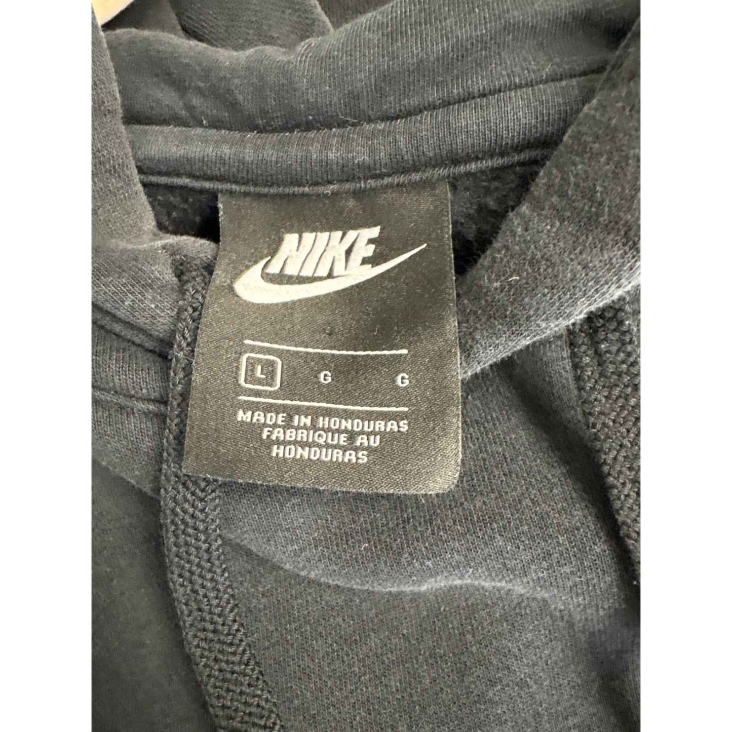 Nike Black Hoodie Sweatshirt Sz L