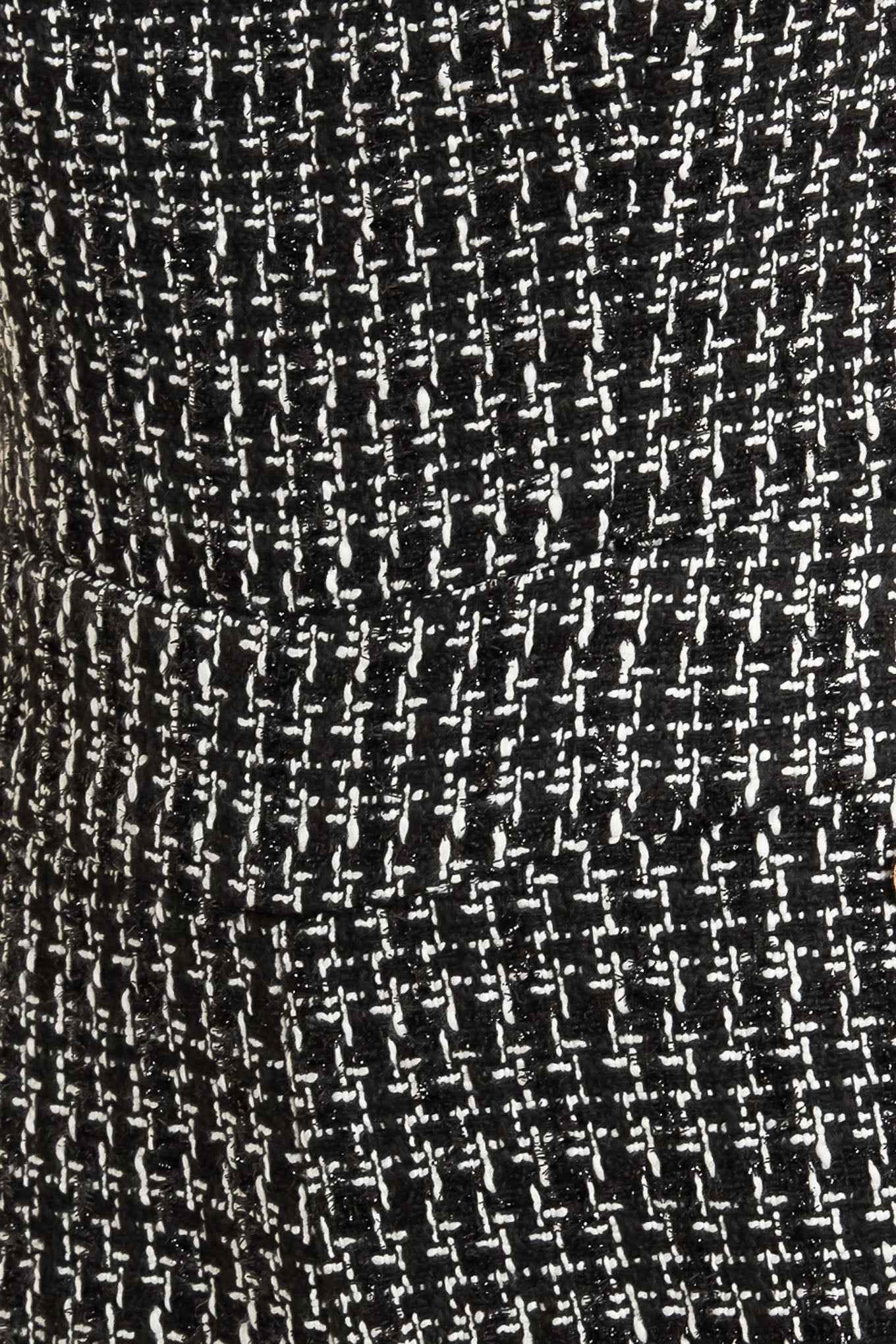 HAUTE STRAPLESS TWEED JUMPSUIT