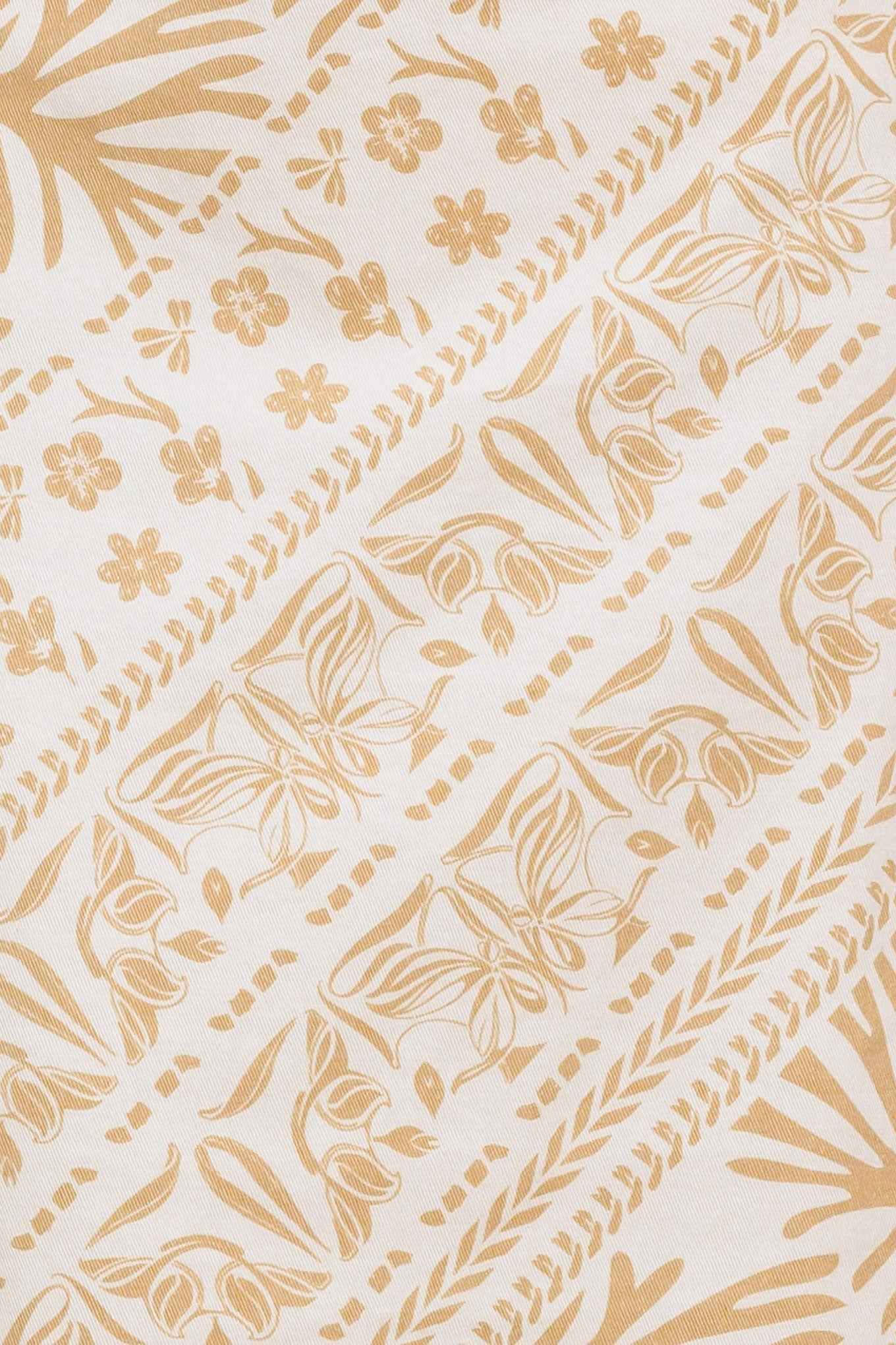 BOHO TROPIC DRAPE WOVEN MIDI DRESS