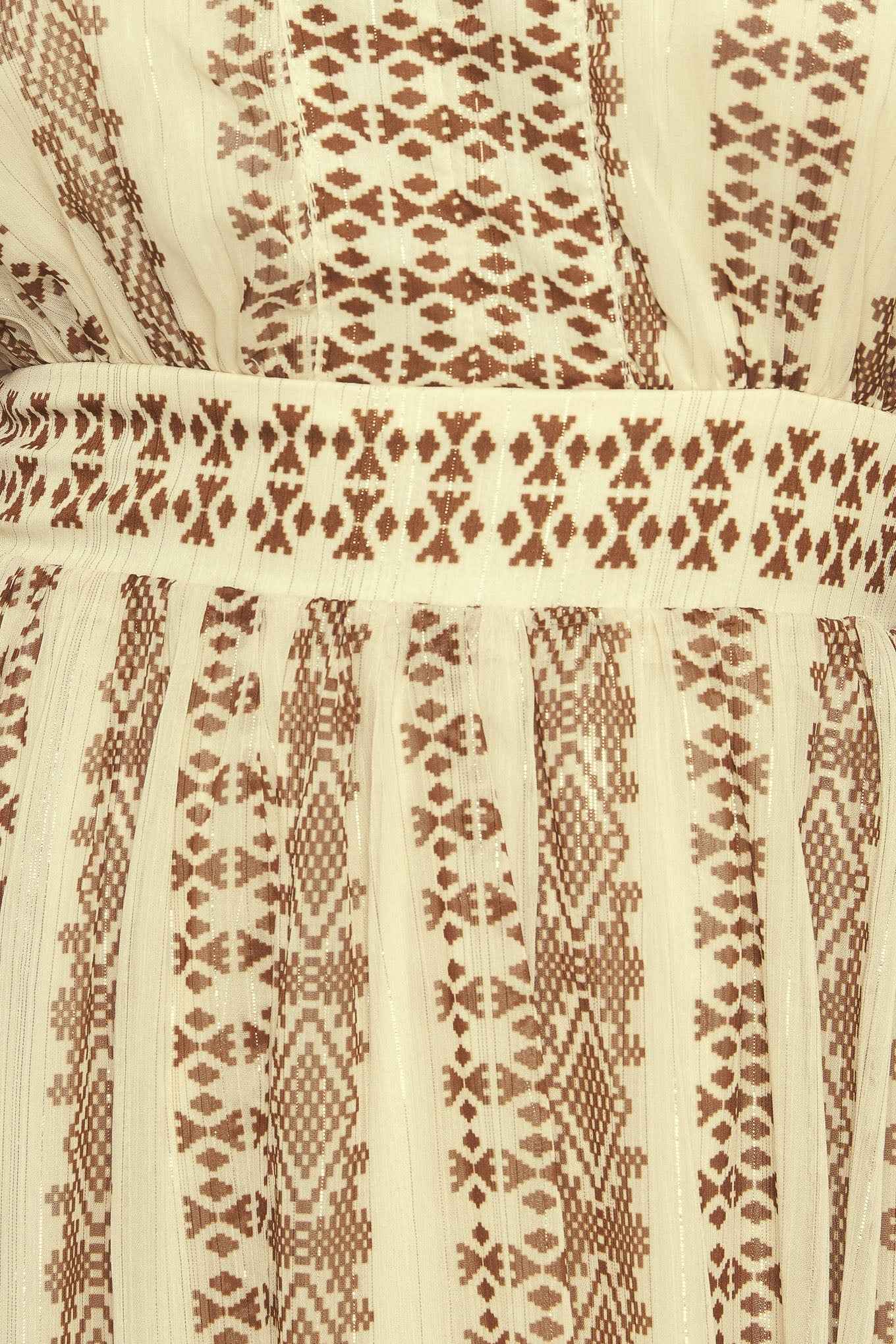 TRIBAL WHISPER WOVEN MIDI DRESS