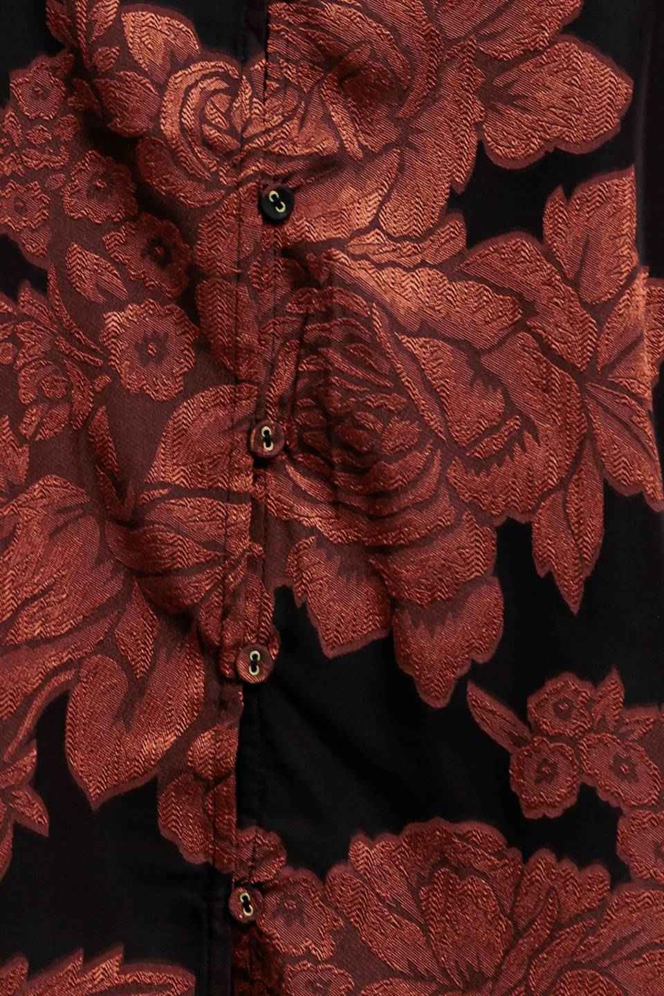 JUST DARK ENOUGH TO FEEL SPECIAL WOVEN TOP