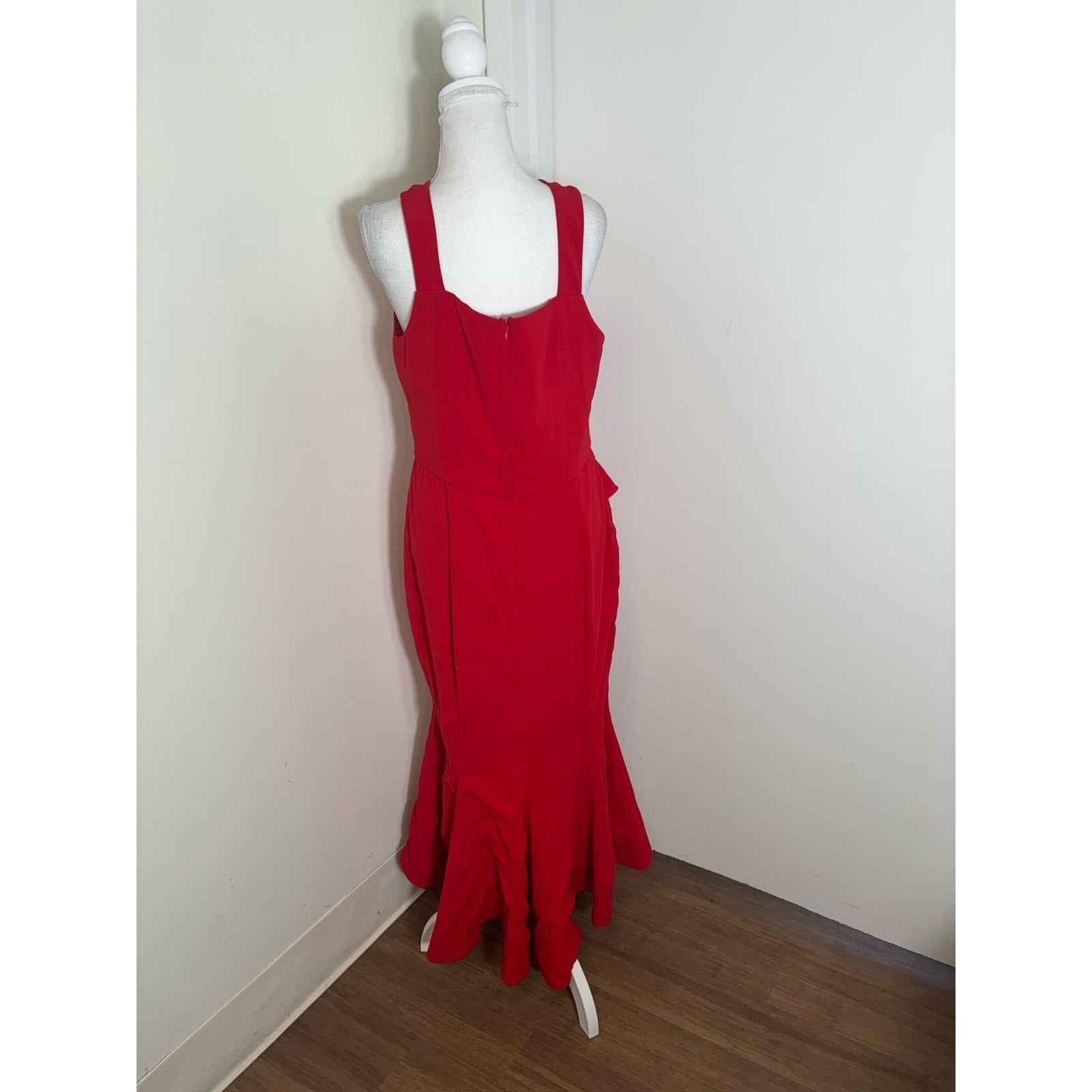 Nicholas Red Piper Evening Gown Sz 10